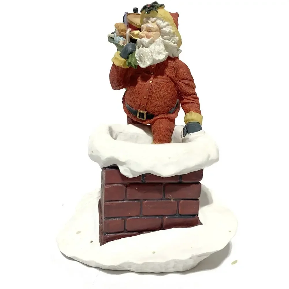 Hallmark Gold Crown Special Delivery Santa Figurine Night Before Christmas 1987